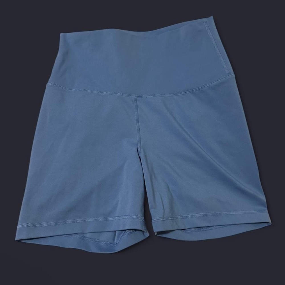 Blue biker shorts size large